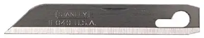 Stanley 11-040 Sheepfoot Pocket Knife Blades, 2 9/16 in, Stainless Steel, 1 per card