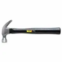 Stanley 51-616 Nail Hammer, High Carbon Steel Head, Hickory Handle, 13 1/4 in, 1.48 lb