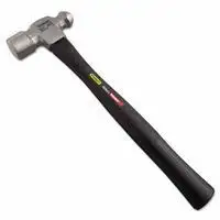 Stanley 54-024 Ball Pein Hammer, Carbon Steel Head, Straight Hickory Handle, 15 in, 2.03 lb