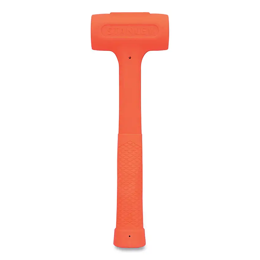 Stanley 57-531A Compo-Cast Standard Head Soft Face Hammers, 18 oz Head, 1.75 in Dia., Orange