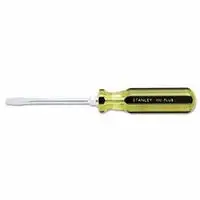 Stanley 66-164 4" 100 Plus 1/4" Slotted Round Blade Standard Tip Screwdriver