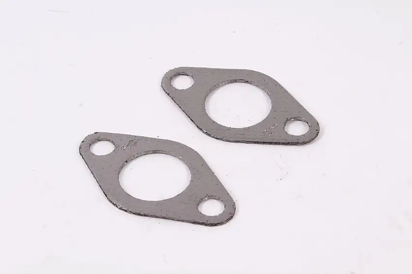 2 Pack Genuine MTD 721-0460 Exhaust Gasket Fits Craftsman Huskee Troy Bilt White