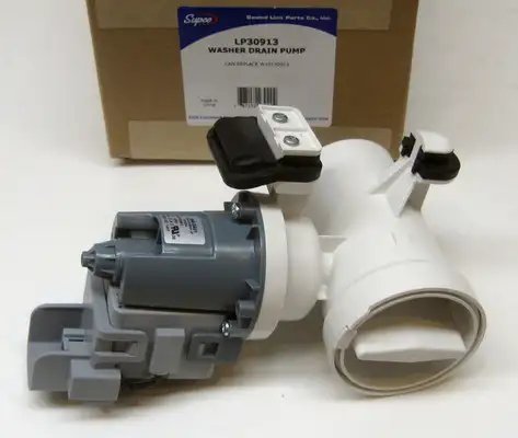 Supco LP30913 Washing Machine Drain Pump Replacement for Whirlpool