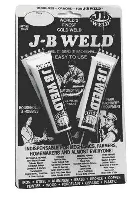 J-B Weld 8265-S Cold Weld Compounds, 2 oz (2 x 1 oz.) Skin Packed, Dar