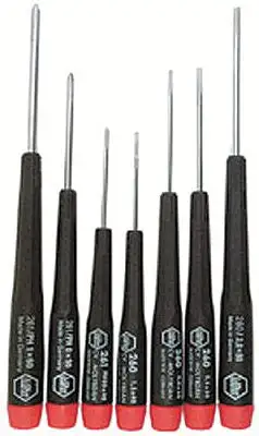 Wiha Tools 26190 7 Piece Combination Precision Screwdriver Set