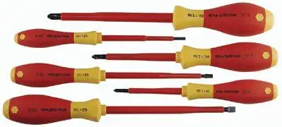 Wiha Tools 32092 6 Piece Electrician's Insulated Screwdriver