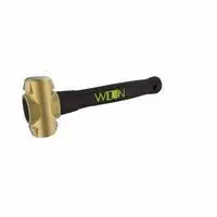 Wilton 90212 B.A.S.H Unbreakable Handle Brass Sledge Hammers, 2 1/2 lb, Unbreakable Handle