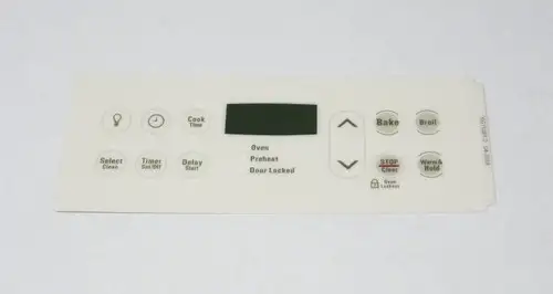 Oven Clock Overlay Pad 316419308 for Electrolux Frigidaire ERC Range Control