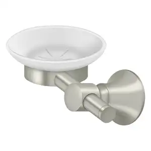 88 Series Frosted Glass Soap Dish by Deltana