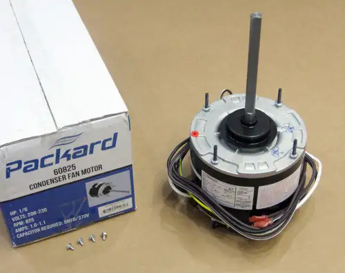 Air Conditioner Condenser Fan Motor 1/6 HP 825 RPM 5-5/8" Diameter 230V TENV