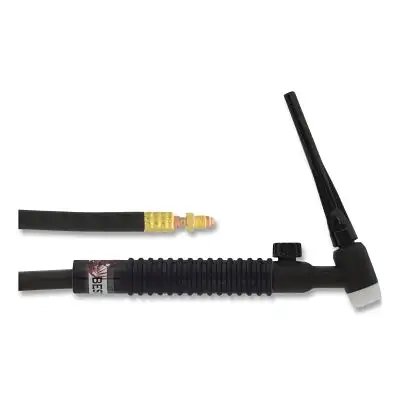 17V TIG Torch Package, Air Cooled, 150 A, Rigid Head with Valve, 1-Pc