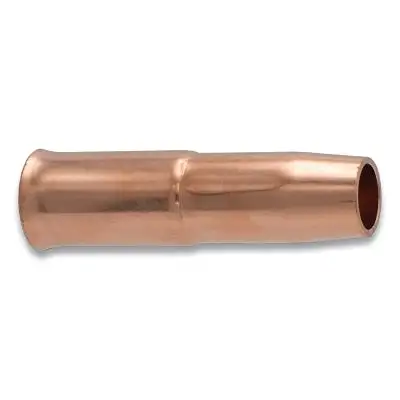 MIG Gun Nozzle, Adjustable, 5/8 in Bore, For Tweco® Style 24A, Copper