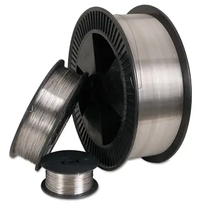 ER308L MIG Welding Wire, Stainless Steel, 0.035 in dia, 2 lb Spool