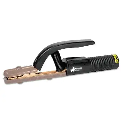 Electrode Holder - High Tong Type, 300 A, Brass, 1/0 Cable, 5 mm Elect
