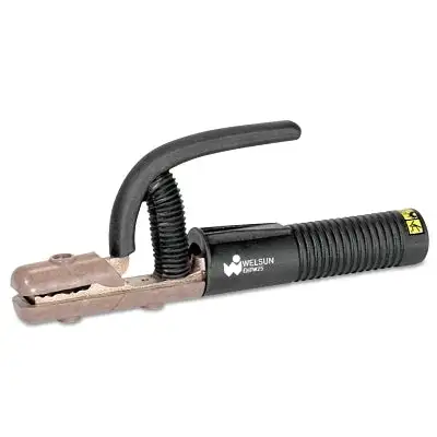 Electrode Holder - High Tong Type, 250 A, Brass, 1/0 Cable, 4 mm Elect