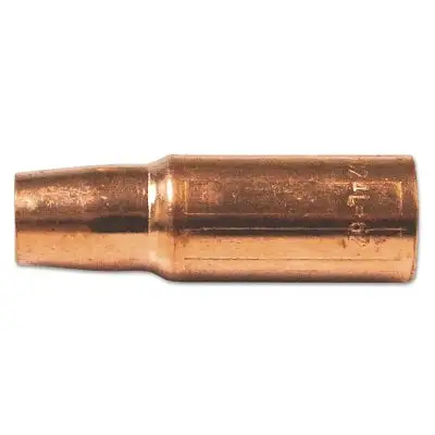 MIG Gun Nozzle, 5/8 in Bore, 1/8 in to 5/32 in Tip Recess, Self-Insula