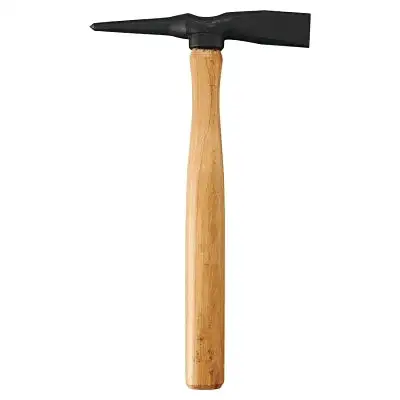 Chipping Hammer, Extra Heavy-Duty, 315 mm L, Cone and Chisel, Wood Han