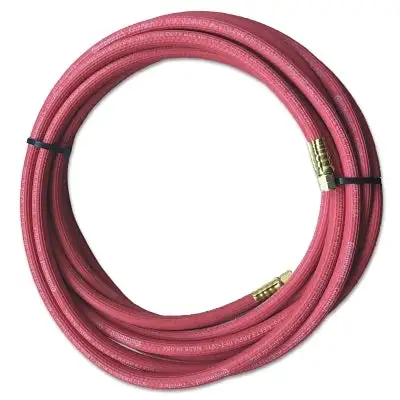 Grade R Single-Line Welding Hose, 3/16 in, 12 ft, AA Fittings, Acetyle