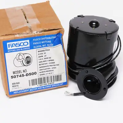 Fasco 50745-D500 Centrifugal Fireplace Blower Motor Assembly