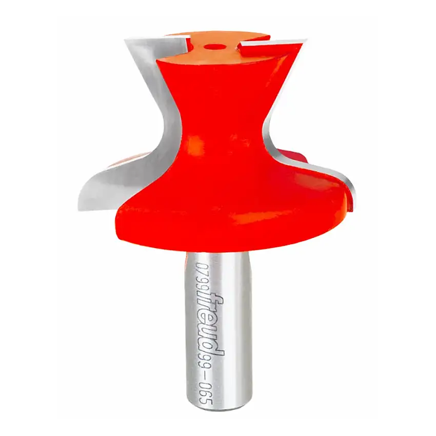 Freud Shank Finger Pull Door Lip Router Bit - 2" Diameter, 1-1/4" Cut,