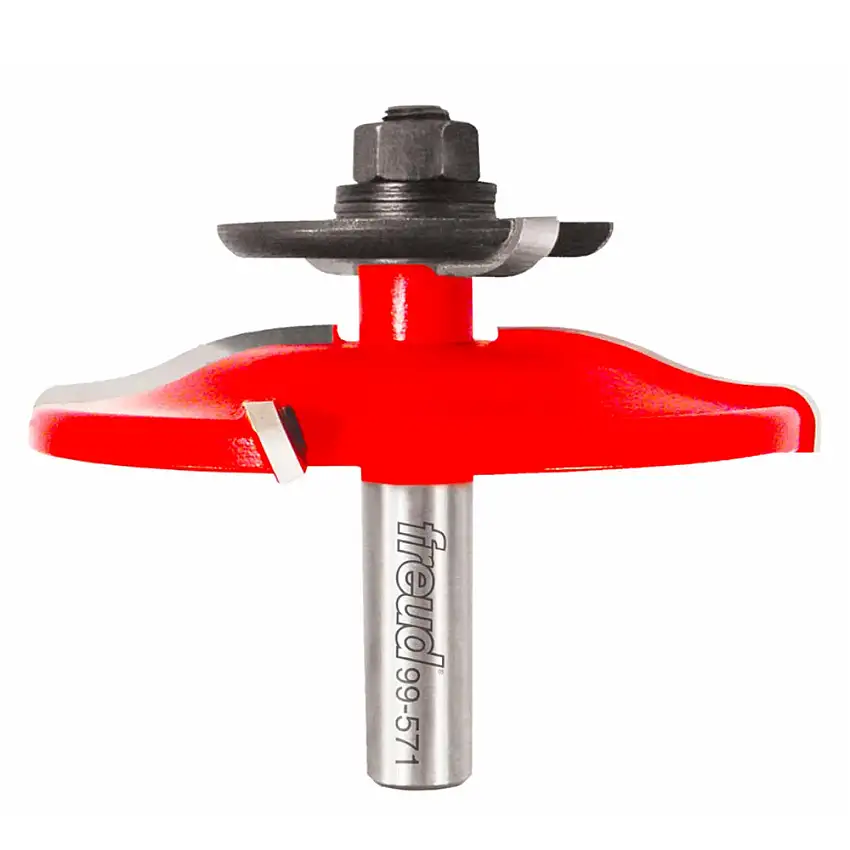 Freud Raised Panel Router Bit with Back Cutters - 3-1/2" Diameter, 1"