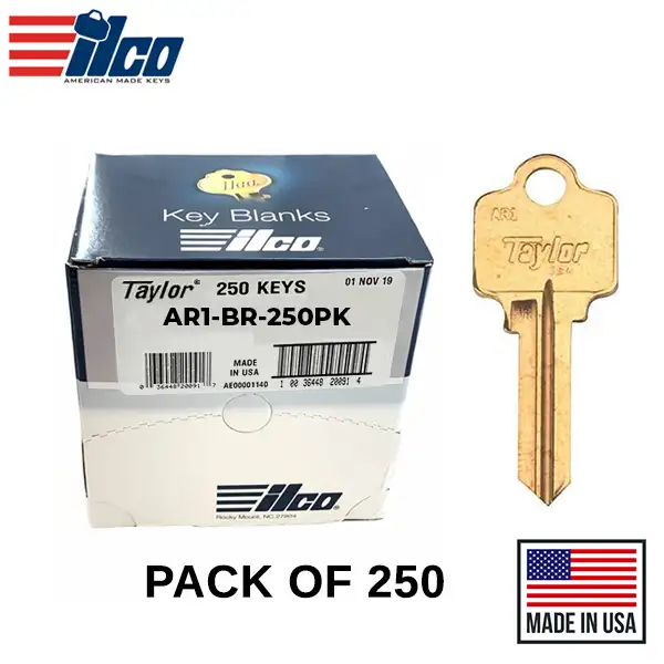 Ilco - AR1-BR ARROW Key Blank - 250 Pack