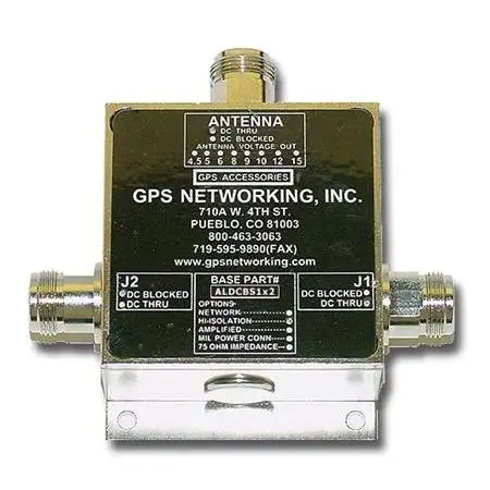 GPS Networking Active Antenna Splitter 1x2 (ALDCBS1X2-N)