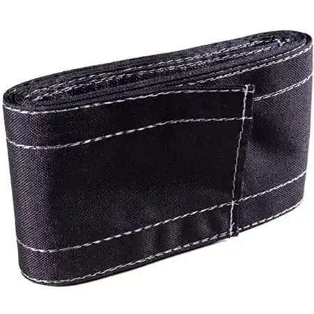 Angel Guard Safcord 4007-054 Hook & Loop Cord and Cable Cover 3 In. Wide x 100 Ft. Roll - Black