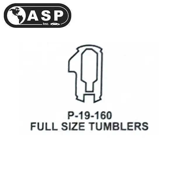 Honda / Acura / HO03 / High Security Tumbler #4 / Full / P-19-160 (ASP) (10 Pack)