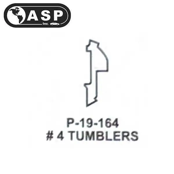 Honda / Acura / HO03 / High Security Tumbler #4 / Split  / P-19-164 (ASP) (25 Pack)