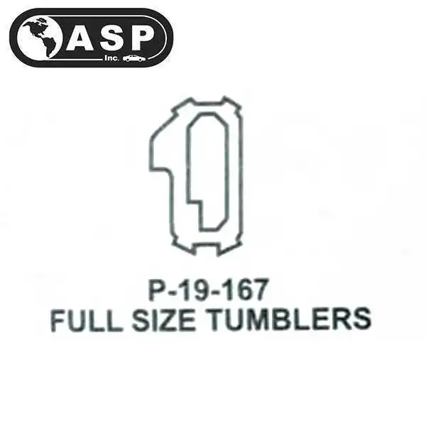Honda / Acura / HO03 / High Security Tumbler #1 / Full / P-19-167 (ASP) (10 Pack)