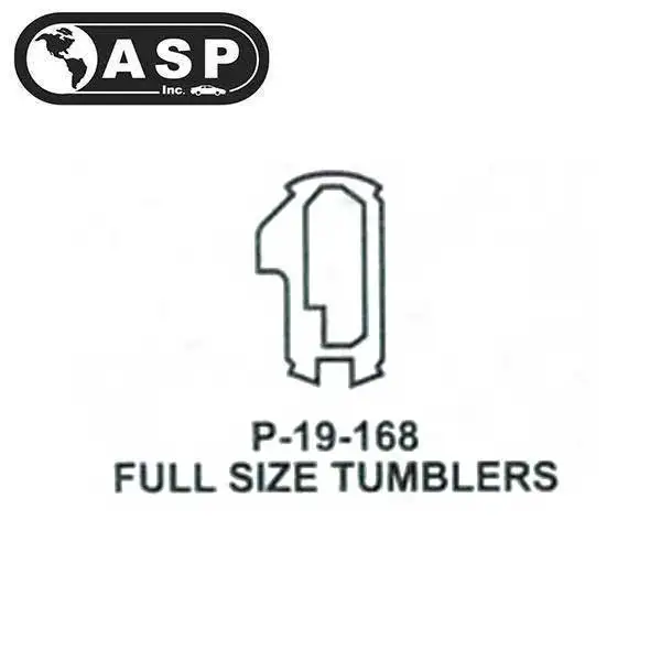 Honda / Acura / HO03 / High Security Tumbler #2 / Full / P-19-168 (ASP) (10 Pack)