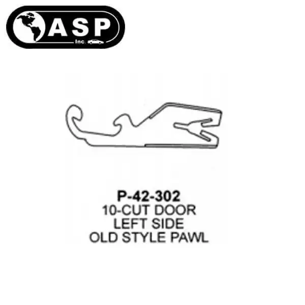 1987-1994  Ford / H54 / 10 Cut / Left Pawl for Driver Door Lock / P-42-302 (ASP)