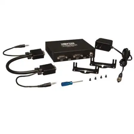 Tripp Lite 4-Port VGA with Audio over Cat5/6 Extender Splitter (B132-004A-2)
