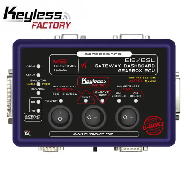 GK-4000 - Mercedes Benz Full MB EIS / ESL ECU TCU ISM Gateway Dashboard Testing Tool & All Cables - Compatible with AUTEL MaxilM (Keyless Factory)