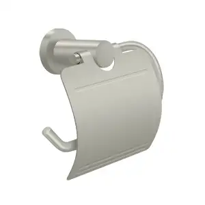 BBN Series Single Post Toilet Paper Holder w/Cover by Deltana