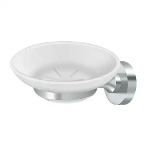 BBN Series Frosted Glass Soap Dish by Deltana