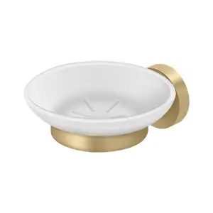 BBS Series Frosted Glass Soap Dish by Deltana