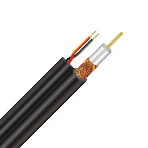 Vericom RG-59 Coax With 18/2 Dual Bonded Cable 500-Ft (BCS59-01981)