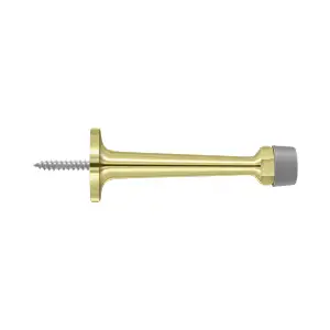 Bumpers Solid Brass Baseboard Door Bumper by Deltana