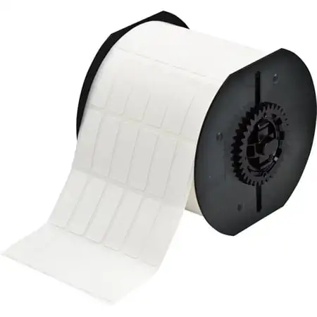 Brady B33-87-498 B33 Repositionable Multi-Purpose Vinyl Cloth Labels for BBP33 - i3300 & i5300 Printers  - 2500 Labels
