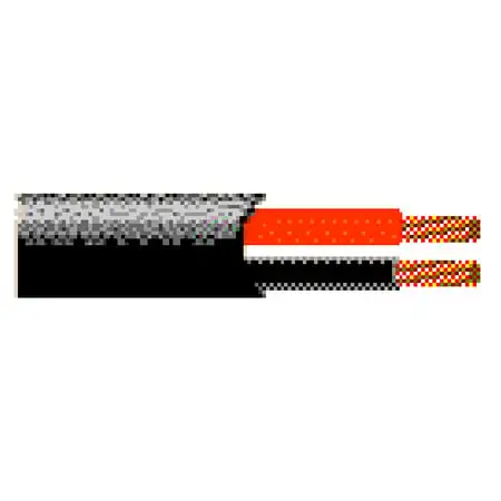 Belden 1311A 2-Conductor Flexible Indoor/Outdoor Direct Burial BC-OFHC Speaker Cable 12 AWG - Black - 1000 Ft