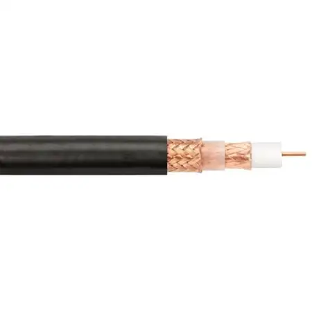 Belden 1856A Flexible Indoor/Outdoor RG59/U Type Triaxial Cable Solid BC/Braided Shield 20 AWG - 1000 Foot