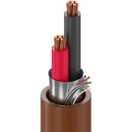 Belden 5500FE Gray Non-Paired Beldfoil Security / Alarm Cable - 1000 Foot Reel