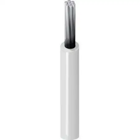 Belden 9987 Hook-Up Wire Cable 1 Conductor 30 AWG 7x38 Strands Tinned Copper PVC Insulation - White - 1000-Foot