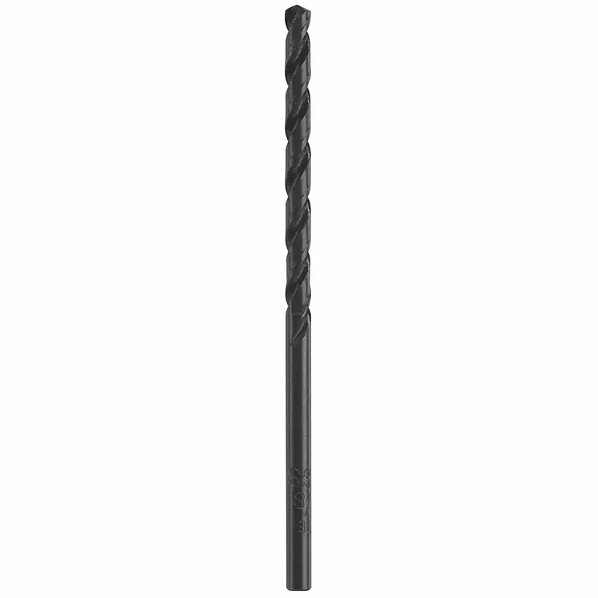Bosch 2.75" X 1/8" X 1/8" 3-Flat Shank Black Oxide Coated Jobber Length Drill Bit