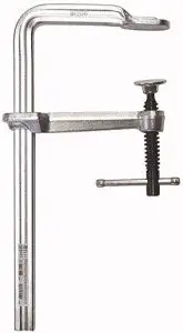 BESSEY GS25K classiX Standard Pad Clamps, 10 in, 4 3/4 in Throat, 1,000 lb Load Cap