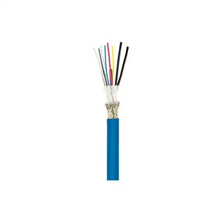 OCC C-008HBAA5KM SMPTE TACTICAL Single Channel 9.2mm Fiber Optic Cable - Blue - Per Foot