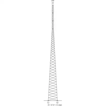 Sabre - S3TL VL - S3TL Series VL 100 ft/110 mph Self-Supporting Tower (C05-101-413)