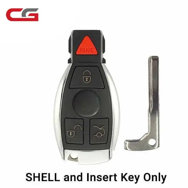 1997-2014 Mercedes Benz 4-Button Fobik Key SHELL for IYZ-3312